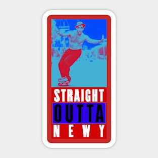 Newcastle Knights - Joey Johns - STRAIGHT OUTTA NEWY Sticker